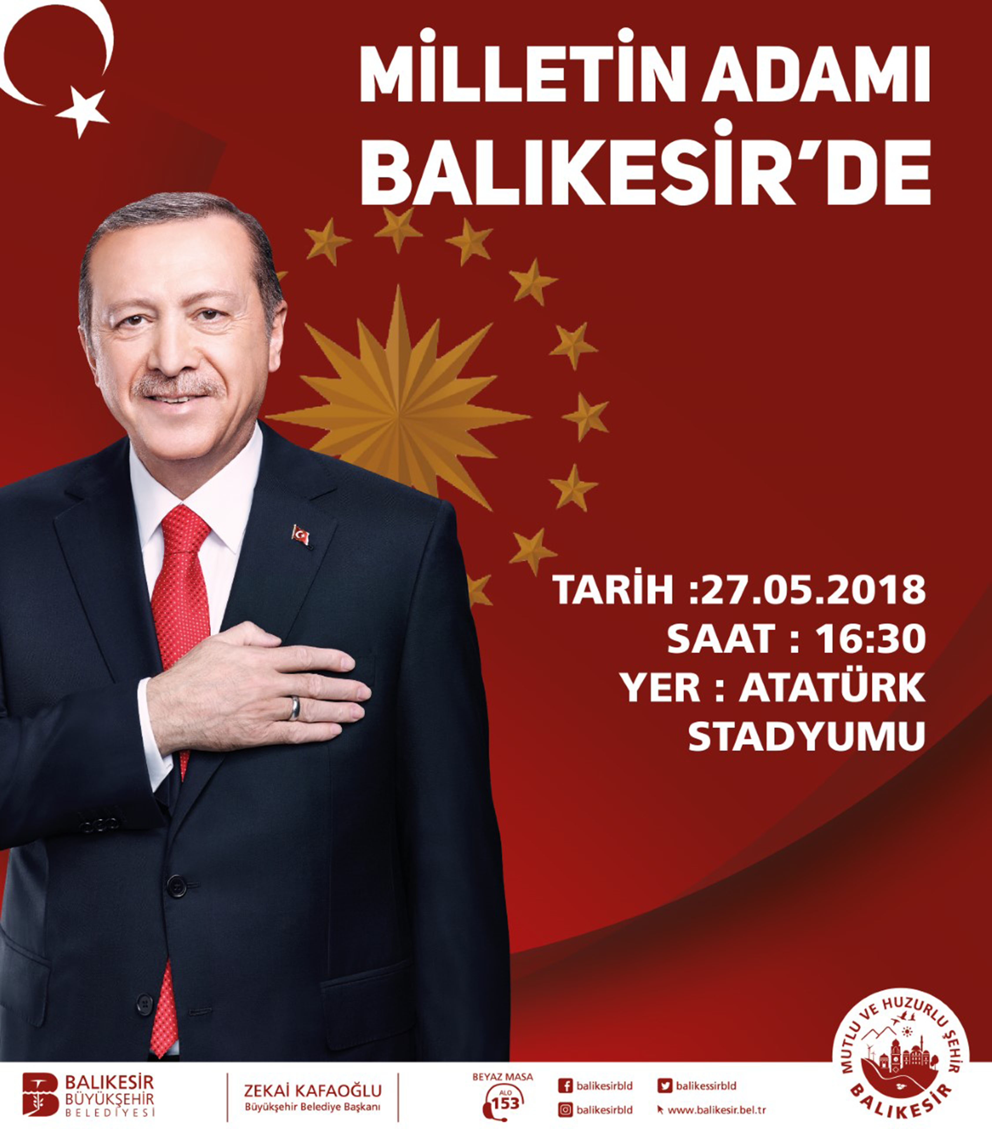 Balıkesir Büyükşehir Belediye Başkanlığı Milletin Adamı Balıkesir’de