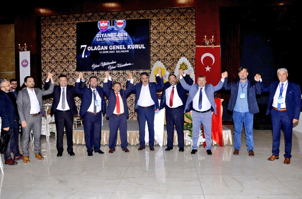 Diyanet-Sen Balıkesir Şube Başkanı Mehmet Akif Gerboğa Güven tazeledi