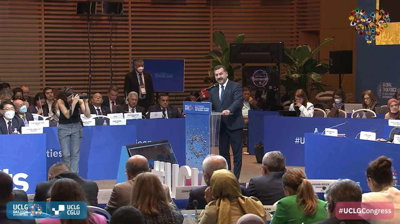 Yücel Yılmaz, UCLG Dünya Kongresi’nde