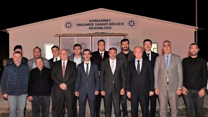 Balıkesir valisi Hasan Şıldak Dursunbey Organize Sanayi Bölgesini ziyaret etti.