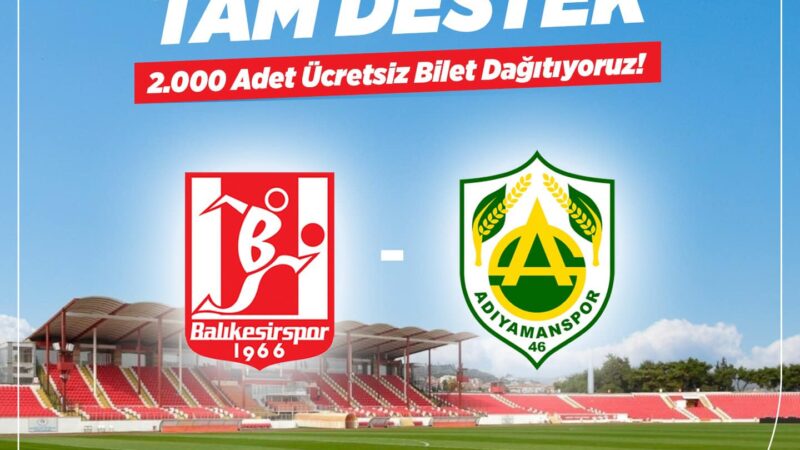 Hasan AVCI  Balıkesirspor’umuza hep destek tam destek.