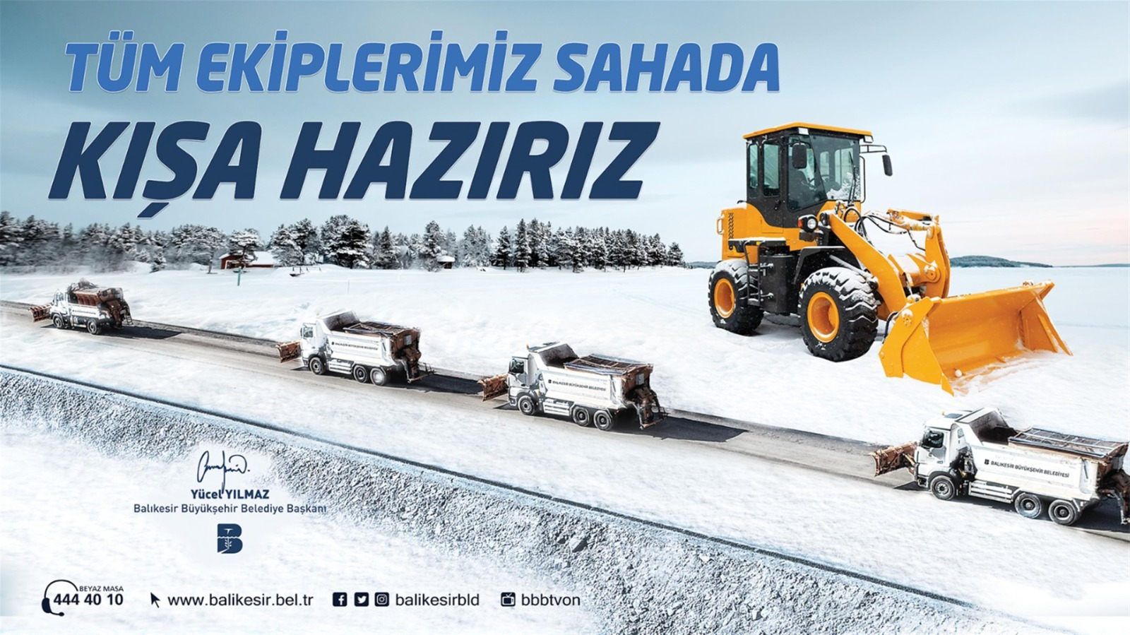 Büyükşehir kışa hazır