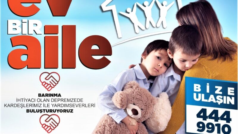 KARESİ BELEDİYESİ’NDEN ‘BİR EV BİR AİLE’ KAMPANYASI