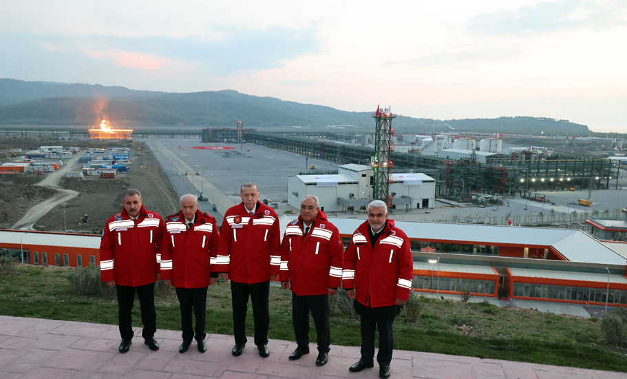 Cumhurbaşkanı Erdoğan, Karadeniz Doğal Gazı Devreye Alma Töreni’ne katıldı