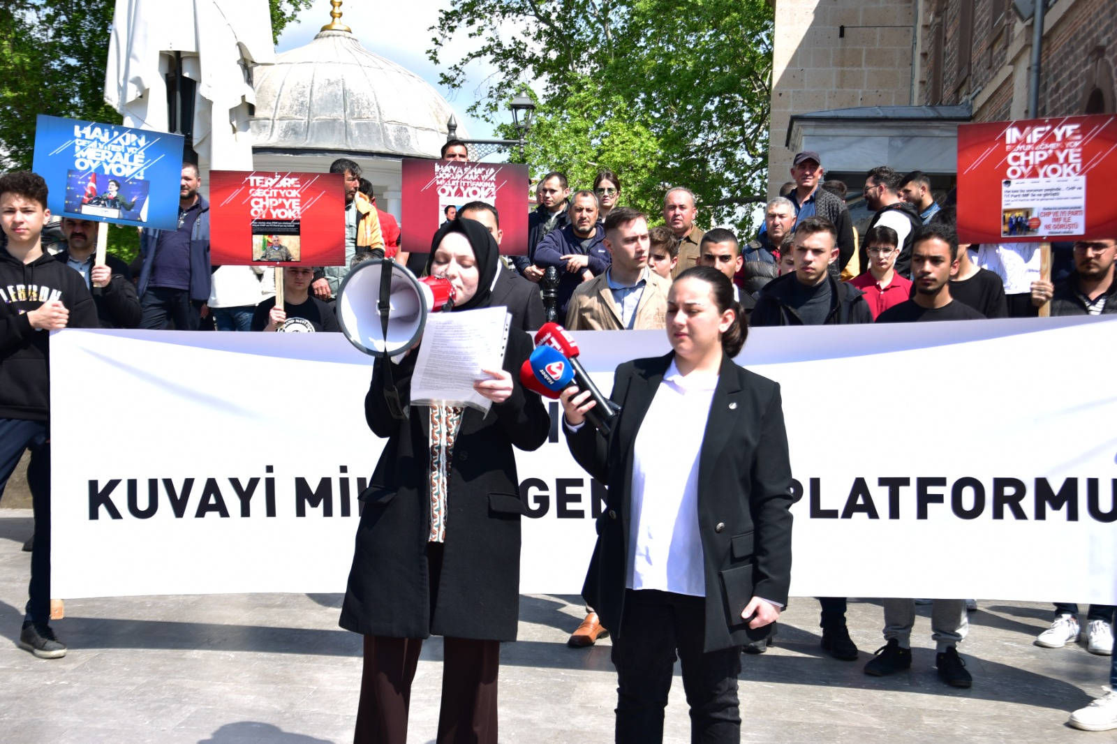 Balıkesir Kuvayi Milliye Gençlik PlatformuKemal kılıçdaroğlu’na gençlerden oy yok Mitingi