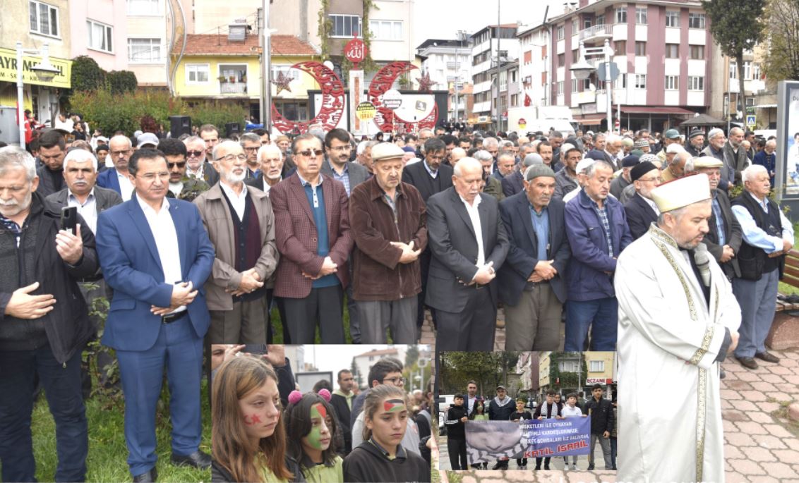 Dursunbey’de İsrail Terörü Lanetlendi
