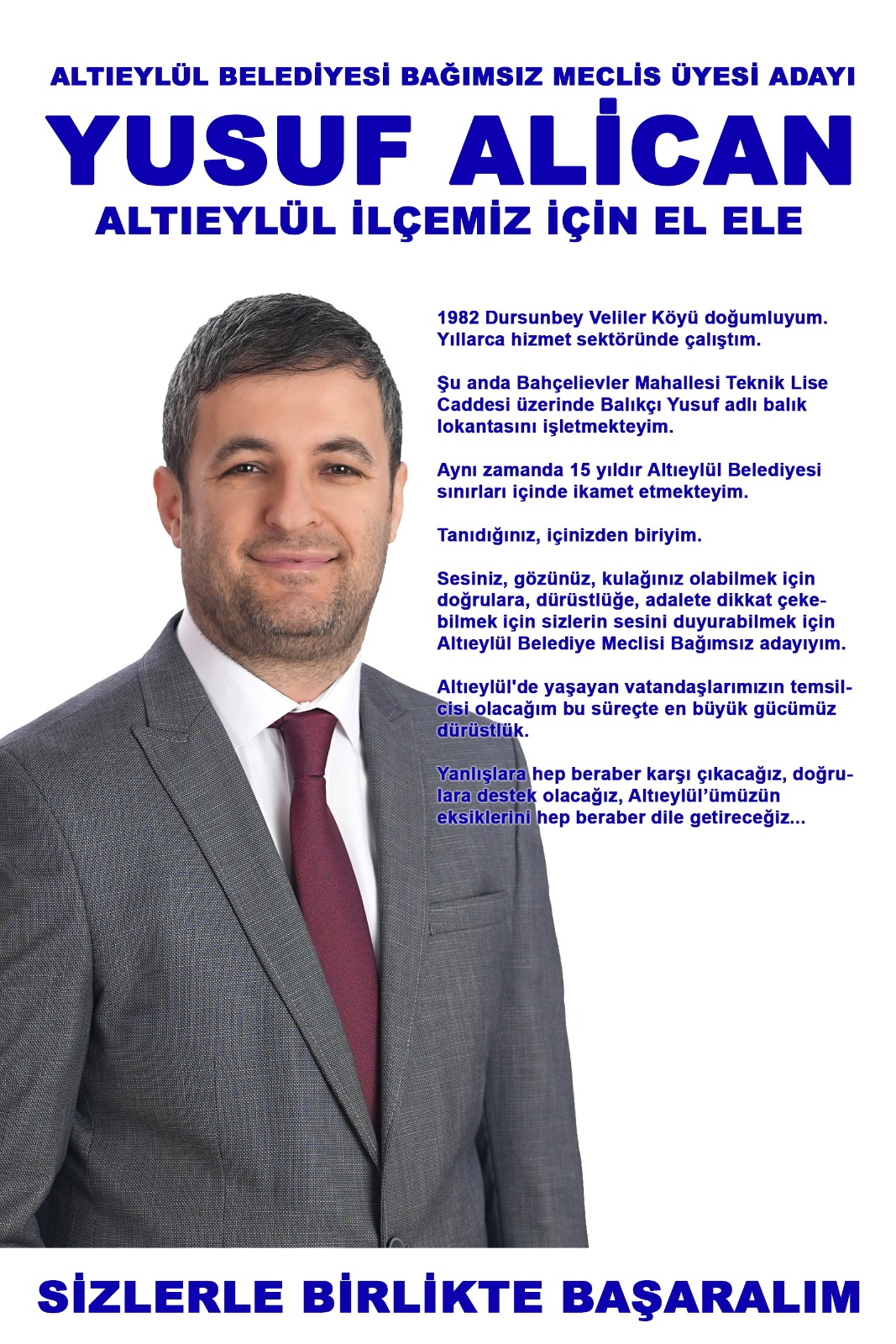 Balıkesir Dursunbeyliler DerneğiBahçelievler’de Balıkçı Yusuf işletme sahibi, Üyemiz Dursunbey’li Kardeşim Yusuf Alican Derneğimizi ziyaret etti.