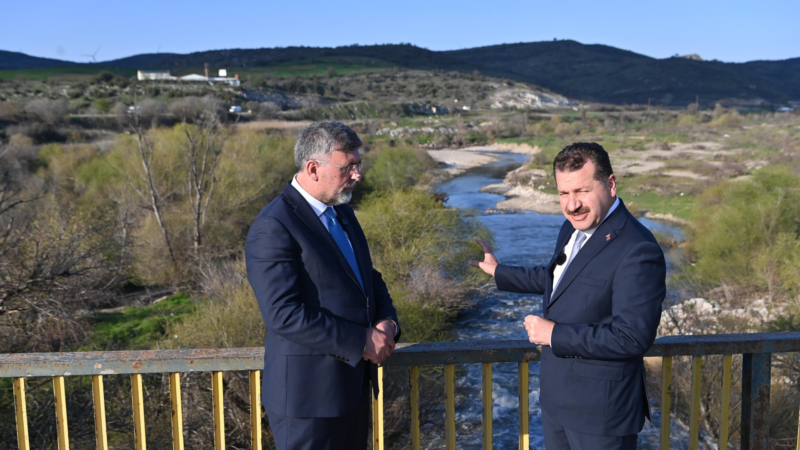 Başkan Yılmaz, Simav Çayı için düğmeye bastı