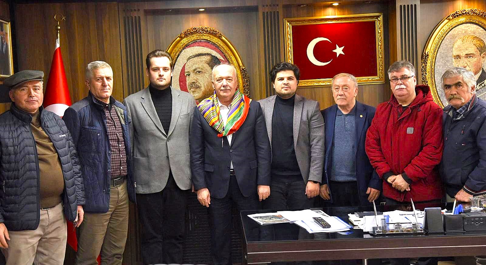 Balıkesir Yörük Türkmen Federasyonu’ndan Dursunbey Belediyesi’ne Ziyaret