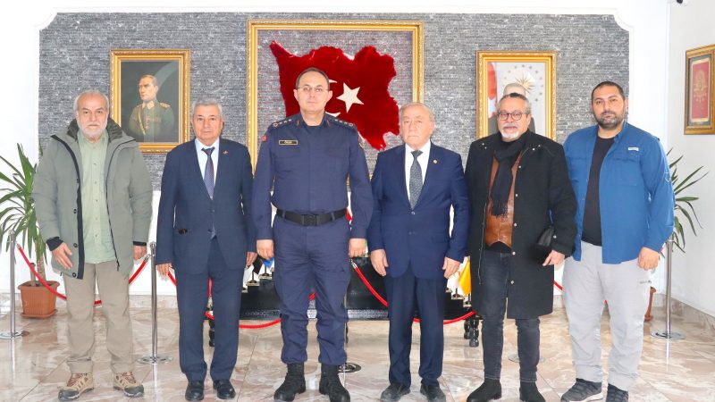 Balıkesir Gazeteciler Cemiyeti’nden İl Jandarma Komutanı Albay Murat Özer’e Ziyaret