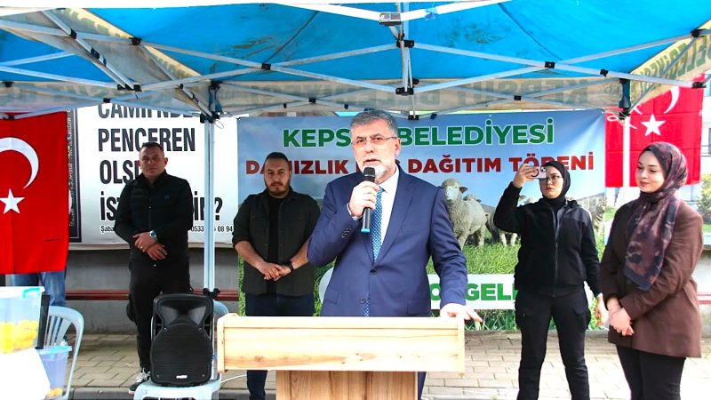 Kepsut’ta Üreticiye Büyük Destek: %100 Hibeli Damızlık Koç Dağıtımı Gerçekleşti