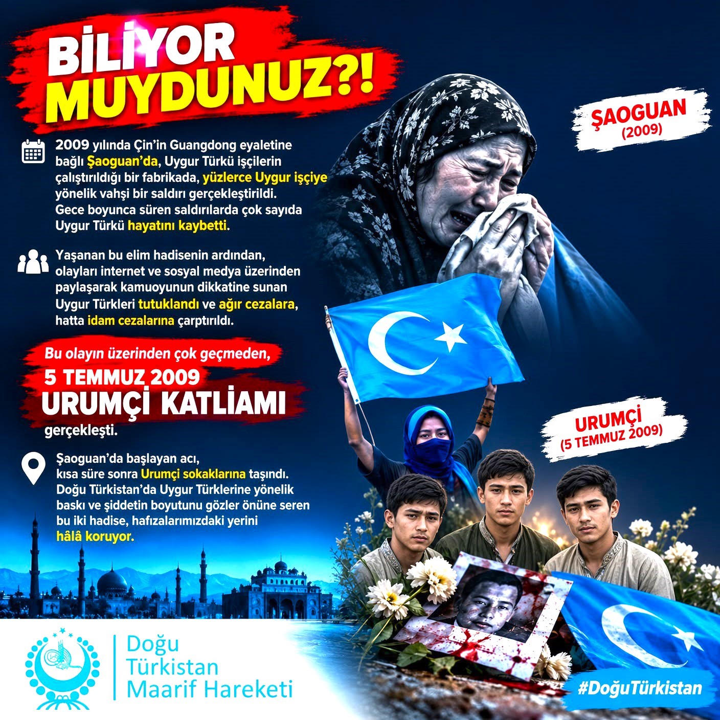 #DoğuTürkistan #ŞehitleriUnutmadık