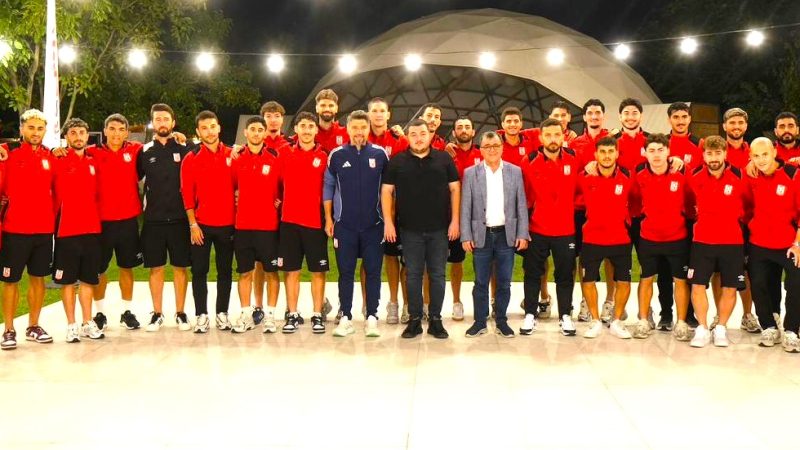 BAŞKAN HAKAN ŞEHİRLİ BALIKESİRSPOR CAMİASINI AĞIRLADI